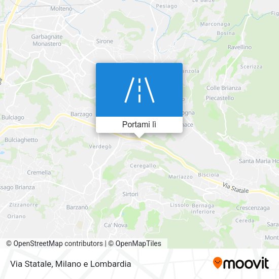 Mappa Via Statale