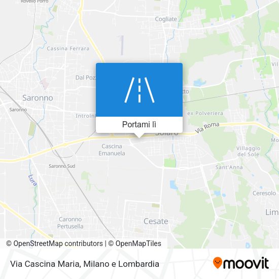 Mappa Via Cascina Maria