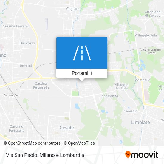 Mappa Via San Paolo
