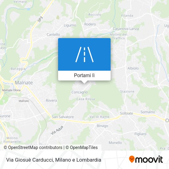 Mappa Via Giosuè Carducci