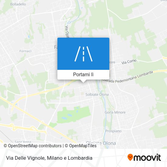 Mappa Via Delle Vignole
