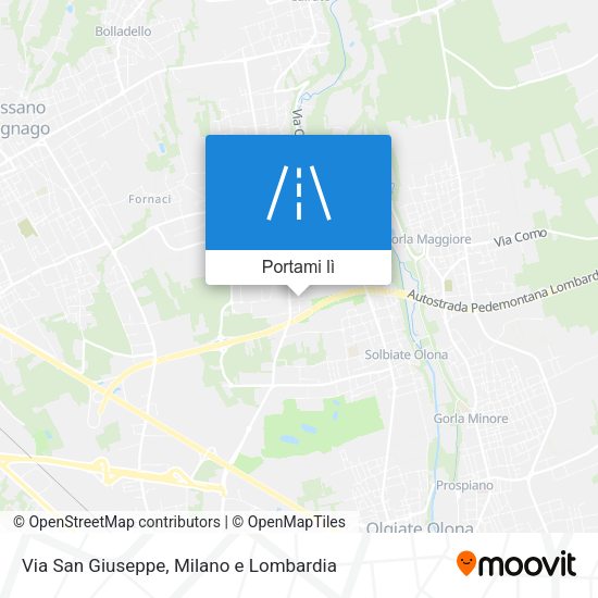 Mappa Via San Giuseppe