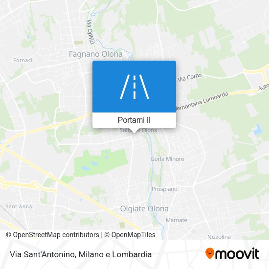 Mappa Via Sant'Antonino