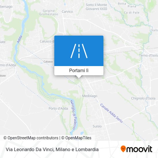 Mappa Via Leonardo Da Vinci