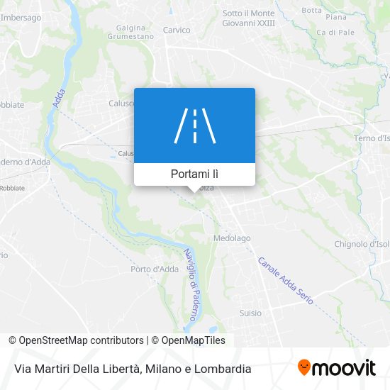 Mappa Via Martiri Della Libertà