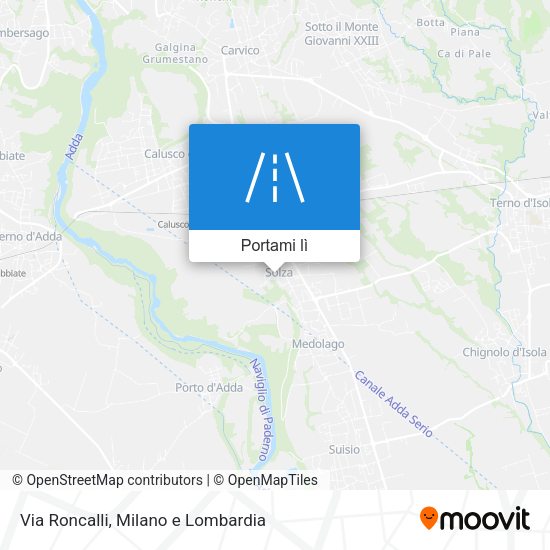 Mappa Via Roncalli
