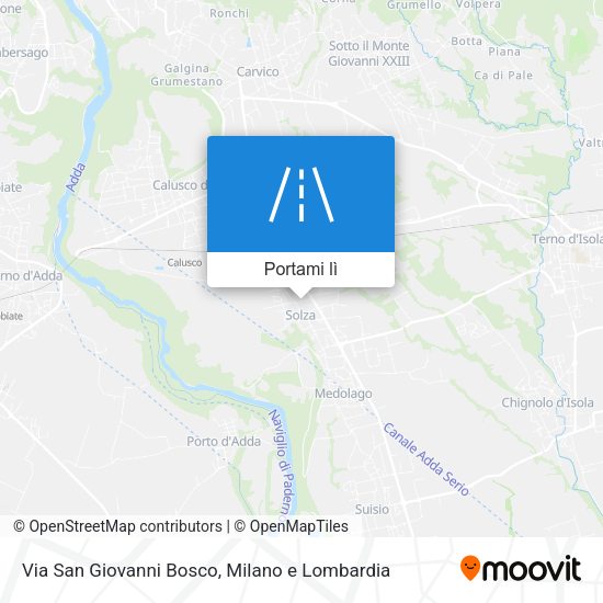 Mappa Via San Giovanni Bosco