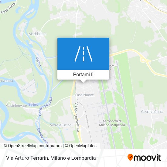 Mappa Via Arturo Ferrarin