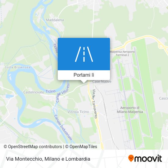 Mappa Via Montecchio