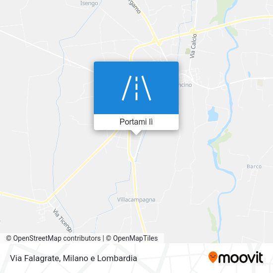 Mappa Via Falagrate