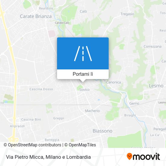 Mappa Via Pietro Micca