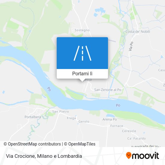 Mappa Via Crocione
