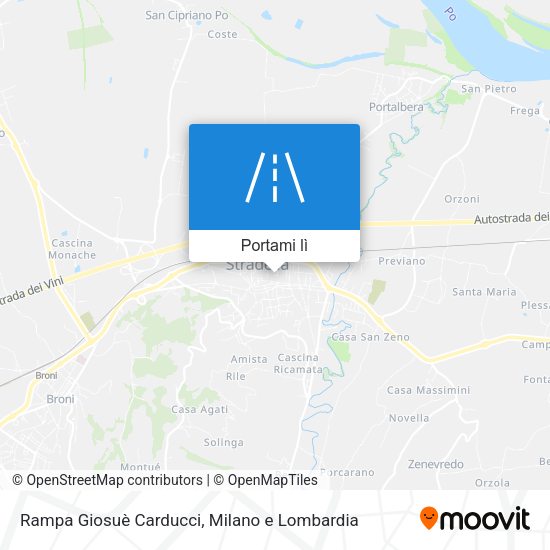 Mappa Rampa Giosuè Carducci