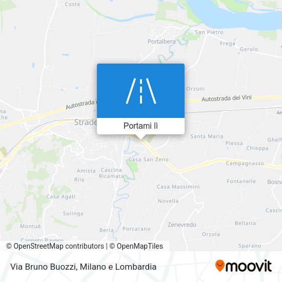 Mappa Via Bruno Buozzi