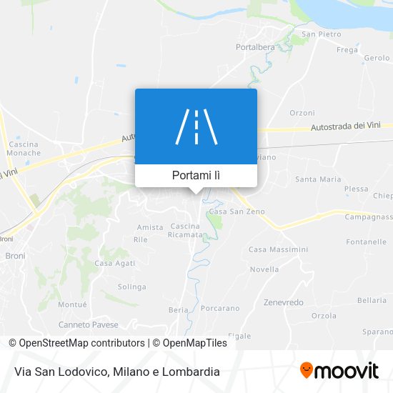 Mappa Via San Lodovico