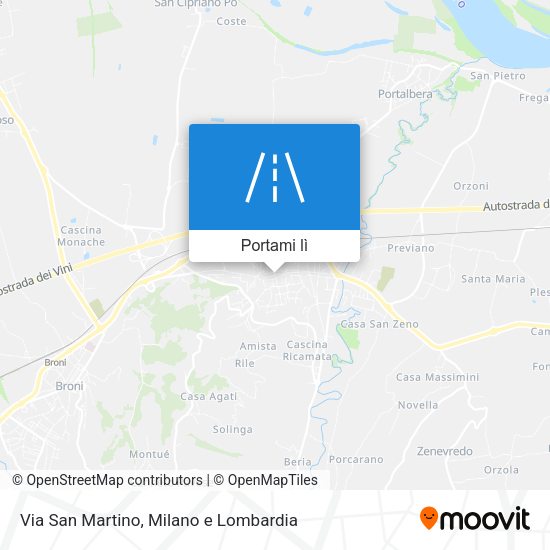 Mappa Via San Martino
