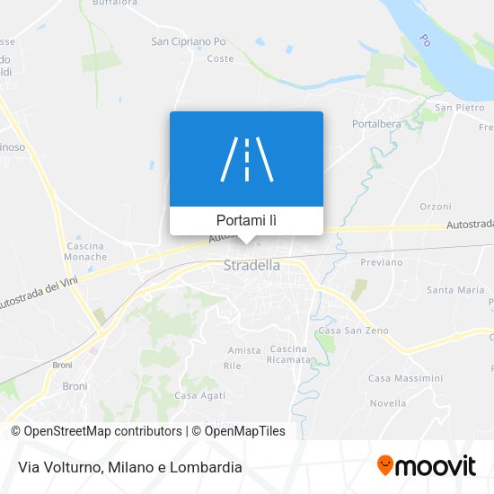 Mappa Via Volturno