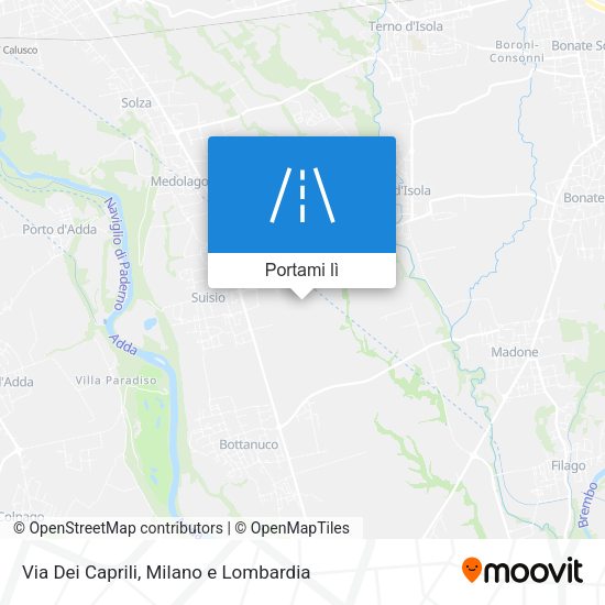 Mappa Via Dei Caprili