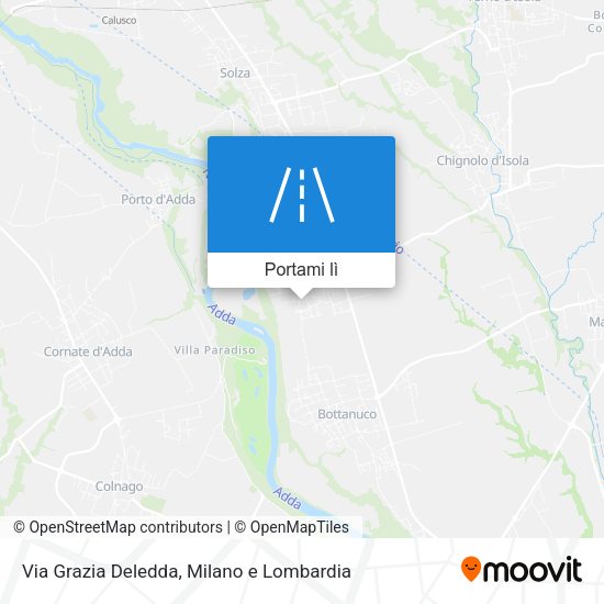 Mappa Via Grazia Deledda