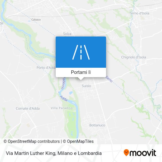 Mappa Via Martin Luther King