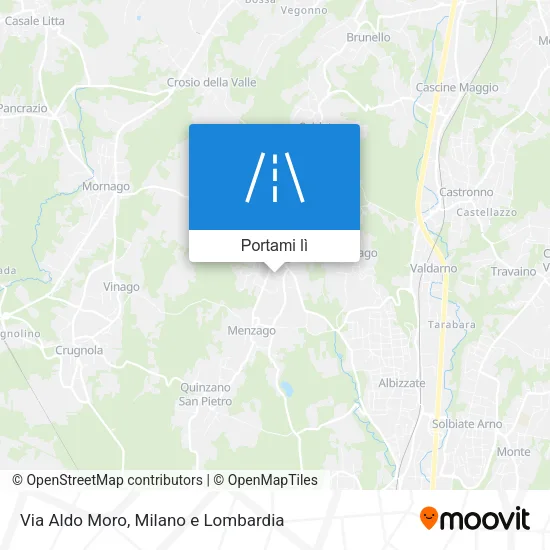 Mappa Via Aldo Moro