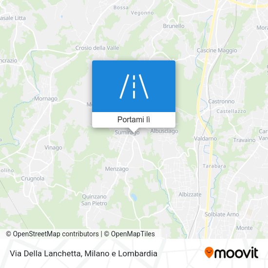 Mappa Via Della Lanchetta