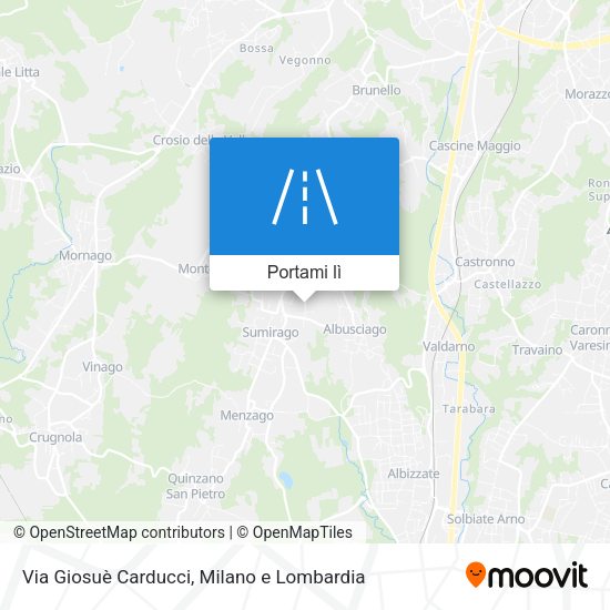 Mappa Via Giosuè Carducci