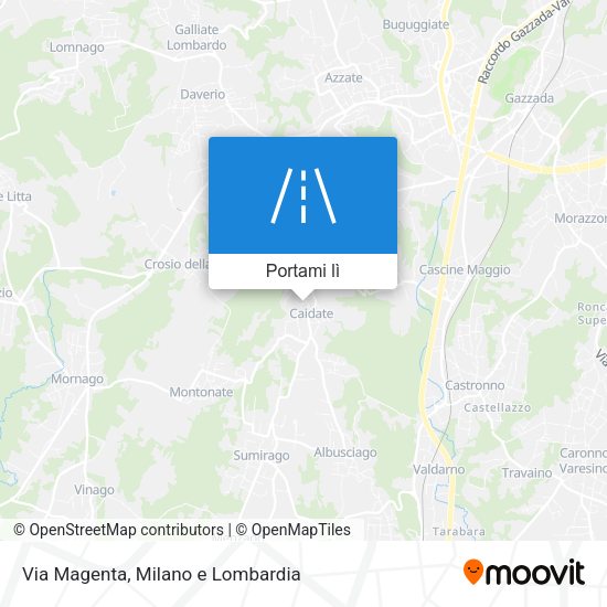 Mappa Via Magenta