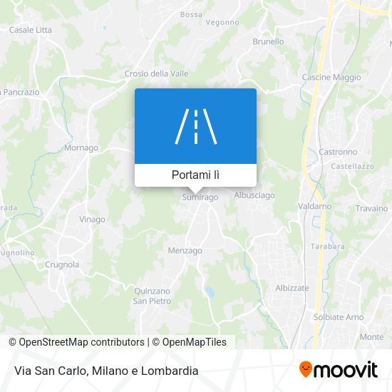 Mappa Via San Carlo