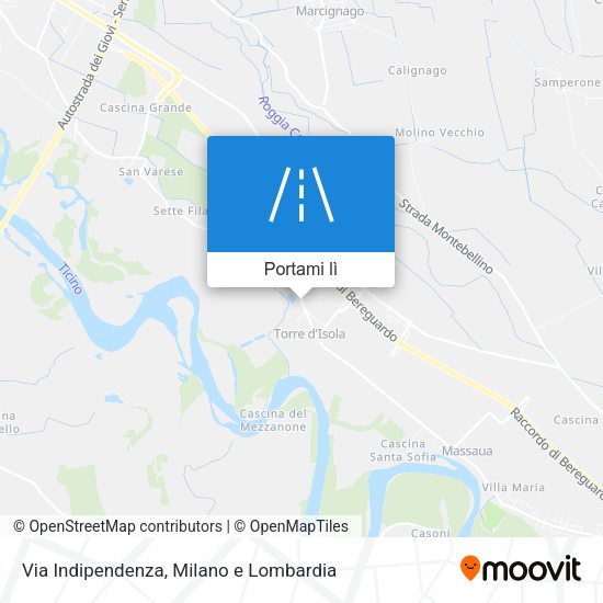 Mappa Via Indipendenza