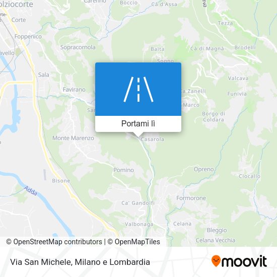 Mappa Via San Michele