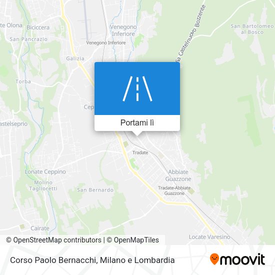 Mappa Corso Paolo Bernacchi
