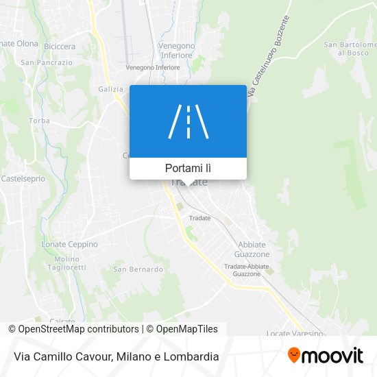 Mappa Via Camillo Cavour