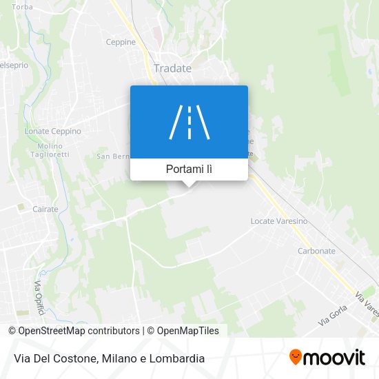 Mappa Via Del Costone