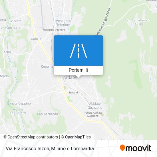 Mappa Via Francesco Inzoli