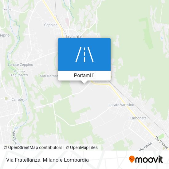 Mappa Via Fratellanza