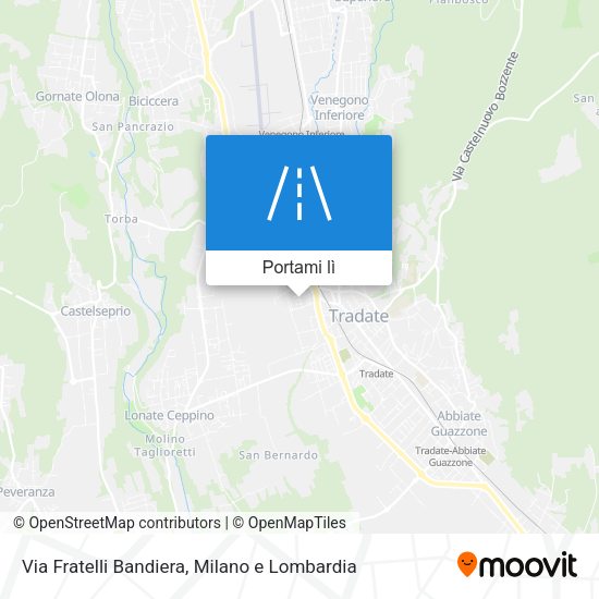 Mappa Via Fratelli Bandiera