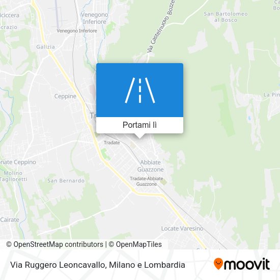 Mappa Via Ruggero Leoncavallo