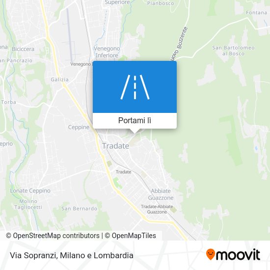 Mappa Via Sopranzi