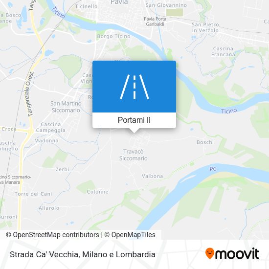 Mappa Strada Ca' Vecchia