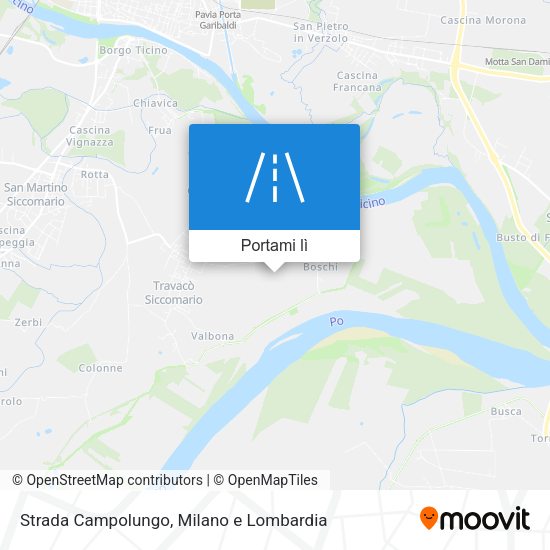 Mappa Strada Campolungo