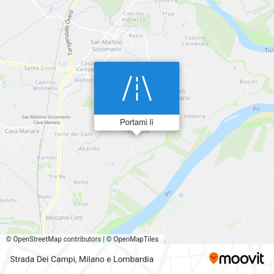 Mappa Strada Dei Campi
