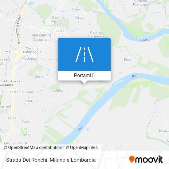 Mappa Strada Dei Ronchi
