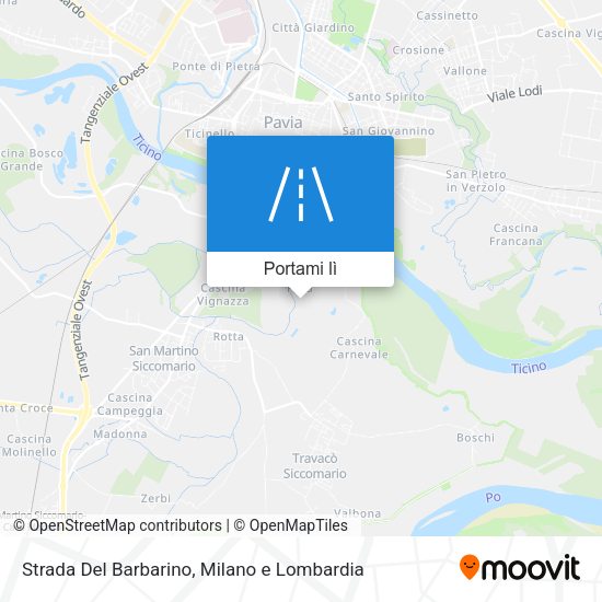 Mappa Strada Del Barbarino