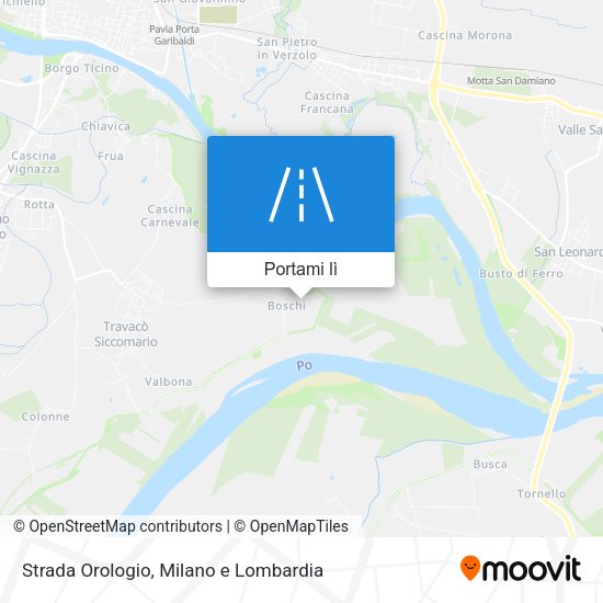 Mappa Strada Orologio