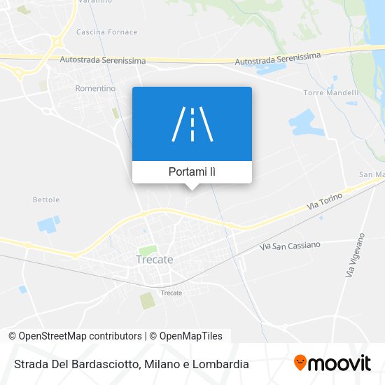Mappa Strada Del Bardasciotto
