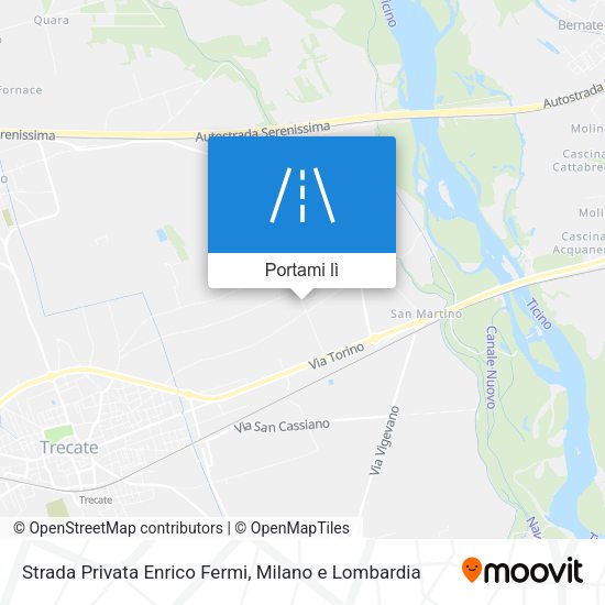 Mappa Strada Privata Enrico Fermi
