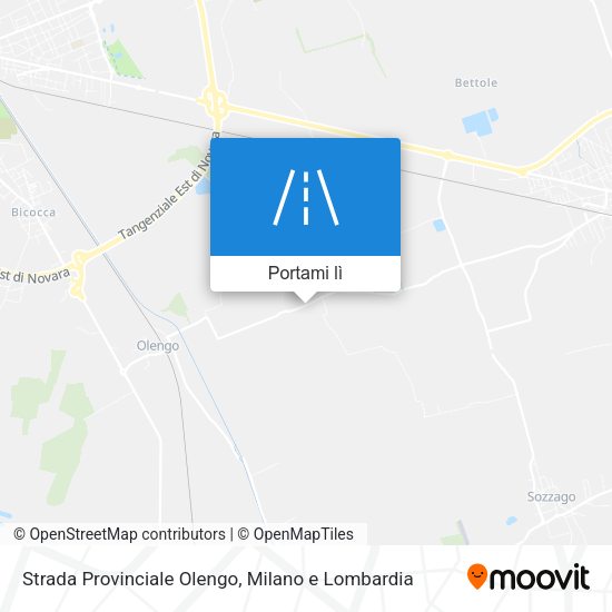 Mappa Strada Provinciale Olengo
