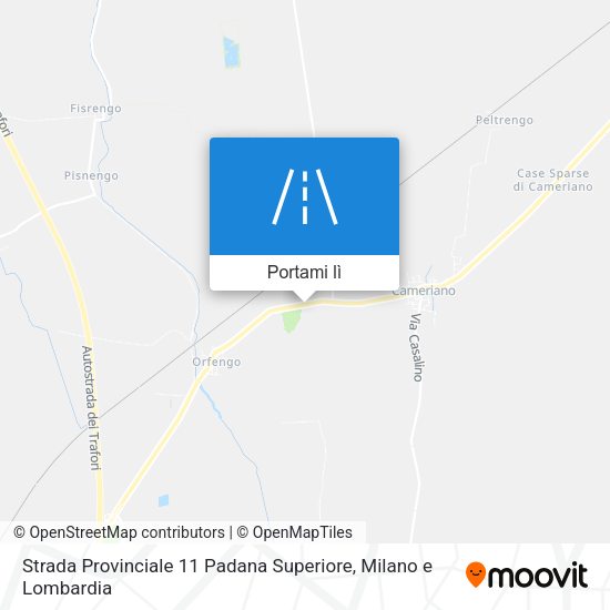 Mappa Strada Provinciale 11 Padana Superiore
