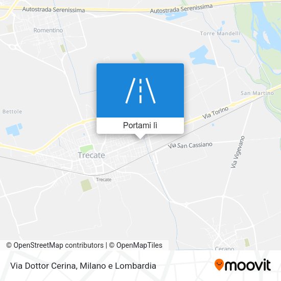 Mappa Via Dottor Cerina